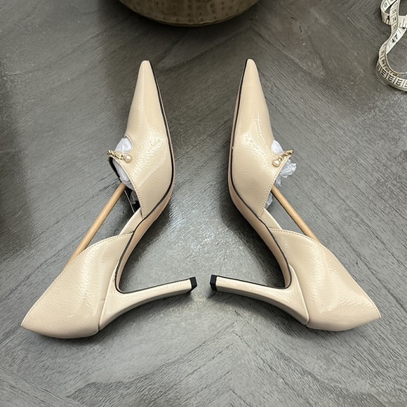 FRANCO SARTO Azara Pumps Cashmere Beige Faux Patent - Picture 9 of 13